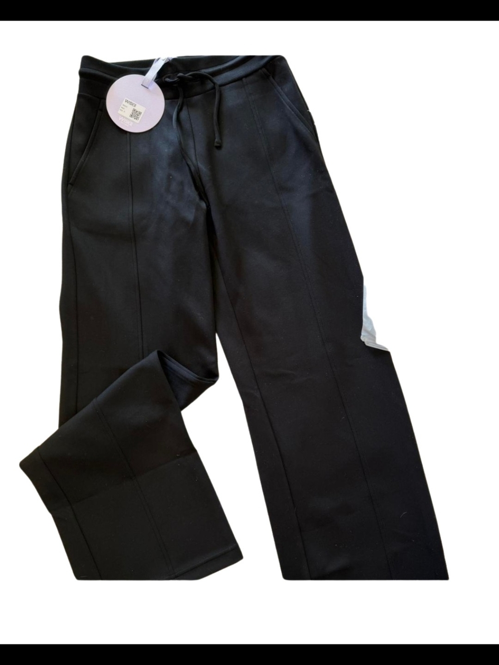 Black Women's Wide-Leg Trousers